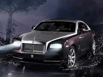 Night, Rolls-Royce, Cars, Front View, Wraith, Rolls-Royce Wraith 2013 HD wallpaper