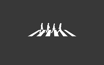 The Beatles, Music band, Minimalist HD wallpaper