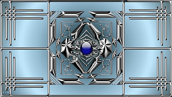 Art Deco once Blue, Art Deco, Art Deco , Art deco background, Blue Art deco HD wallpaper