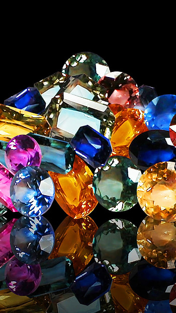 Blue Diamond, Colorful, Diamonds HD phone wallpaper