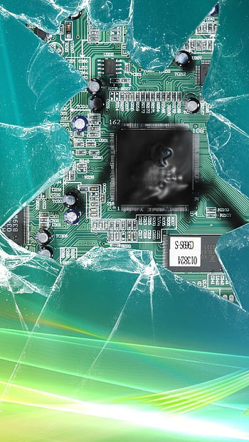 Damage Display, Broken, Computer Screen HD phone wallpaper
