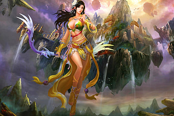 PHOENIX BEAUTY, chaos, sin yu, game, phoenix HD wallpaper