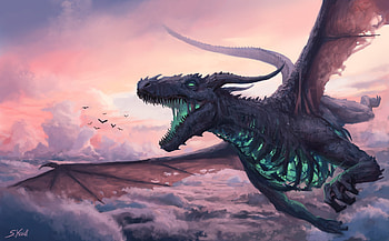 Dragon Art, dragon, artwork, artist, digital-art, artstation HD wallpaper