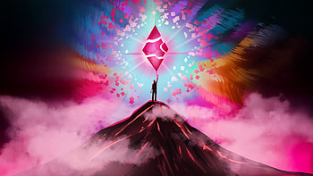 Peak Of Infinite Possibilities, artist, artwork, art, digital-art, purple, person, artstation HD wallpaper