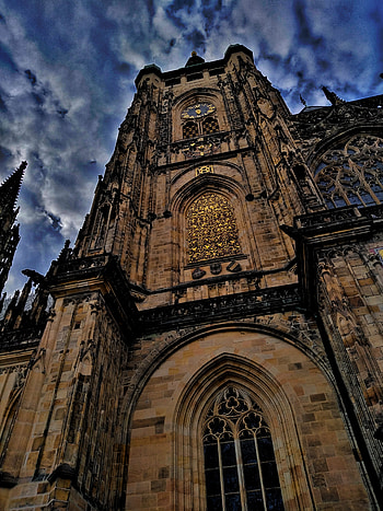 Praha, cloud, praga HD phone wallpaper