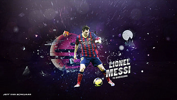 Lionel Messi FC Barcelona 2014 HD wallpaper