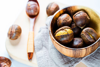 Roasting sweet chestnuts, Nature's bounty, Wildlife discovery, Autumn delight HD wallpaper