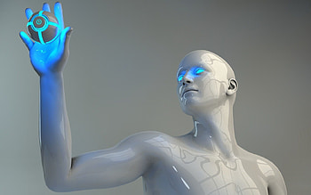 3D, Color, Neon, Robot, Touching, Touch, Dummy, Mannequin HD wallpaper