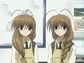 twins, , anime, other, cute, girls HD wallpaper