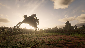 Rdr2, nature, horse, video game, gun, Red Dead Redemption 2 HD wallpaper