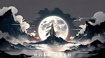 Zhongli’s Moonlit Grace – Genshin Impact, Zhongli (Genshin Impact), video game, Genshin Impact HD wallpaper