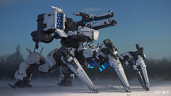 Spider Mecha ze, Sci Fi, Mech, robot, technology, futuristic HD wallpaper