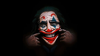 Joker Forced Smile, joker, supervillain, dark, black, artist, artwork, digital-art HD wallpaper