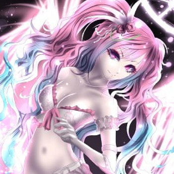 Hallelujah, glow, wonderful, nice, shining, wing, cg, maiden, female, sexy, sweet, splendid, twintail, gorgeous, hot, girl, pink hair, anime girl, anime, fantasy, pretty, light, twin tail, lovely, glowing, angel, twin tails, long hair, beauty, lady, twintails, halo, , sparks, ebautiful, wings, magic HD wallpaper