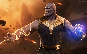 Thanos Supervillain, thanos, supervillain, superheroes HD wallpaper