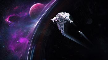 Astronaut, Black Holes HD wallpaper