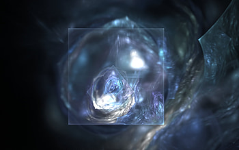 Galaxy in a Box, galaxy, abstract, box, flame, fractal, apophysis HD wallpaper