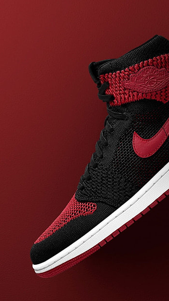 Jordan 1, Red Background HD phone wallpaper