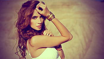 :), glamour, fashion, redhead, girl, look, beauty HD wallpaper