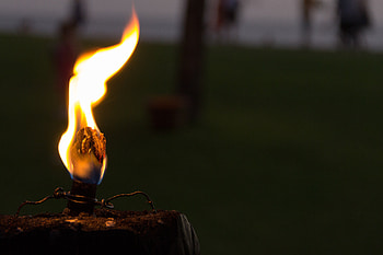 Fire, Flame, Miscellanea, Miscellaneous, Wick HD wallpaper
