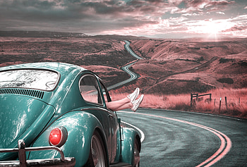 Cars, Road, Markup, Legs, Car, Retro HD wallpaper