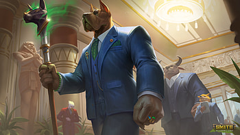Business Dog Anubis, Anubis (Smite), video game, Smite HD wallpaper