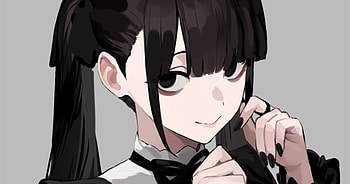 Gothic Onyx Smile — | Black-Eyed Belle (Quad ) | Midnight Maid — Gothic, girl, black eyes, smile, gothic HD wallpaper