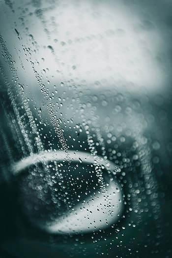 Rain, Drops, Macro, Surface, Moisture, Glass, Window, Mirror HD phone wallpaper