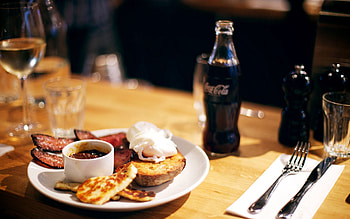 Food, Table, Cafe, Café, Cola, Sauce, Snacks HD wallpaper