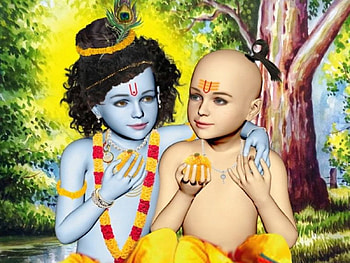 Shri Krishna Sudama . Krishna Sudama Friendship - Bhagwan Ki HD wallpaper