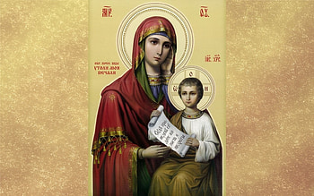 Mother of God, Mother, Mary, Jesus, icon, Child HD wallpaper