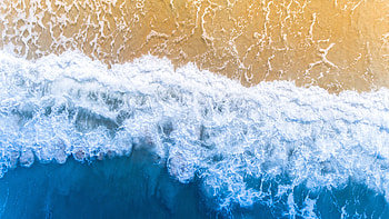 Aerial, , Beach HD wallpaper
