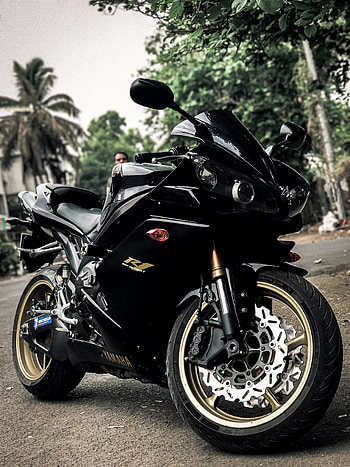 Yamaha R1, motor_vehicle, bike HD phone wallpaper