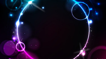 Space Lights, circles, shapes, abstract, lights, graphics, ovals, vector, multicolor HD wallpaper