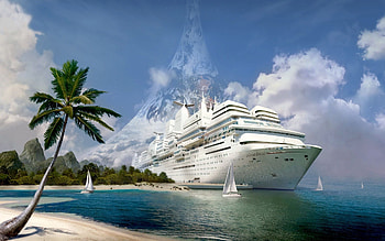 Transport, Landscape, Ships HD wallpaper