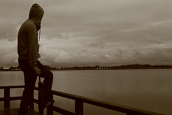 How it will End?, being alone, model, scared of future, dark end HD wallpaper