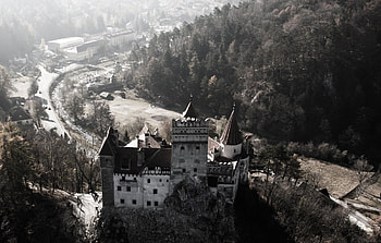 Bran Castle, Architecture, Outdoors, Trees HD wallpaper