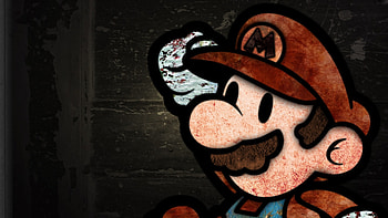 Preview mario, mustache, background, graphics, face, look, cap HD wallpaper