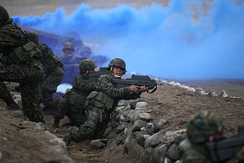 Peruvian Marines background HD wallpaper