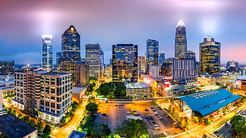 Charlotte Skyline, Travels, NC, Lyons HR HD wallpaper