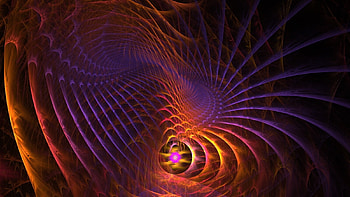 Introspect, orange, abstract, purple, hecate100, blue, black, luminos HD wallpaper