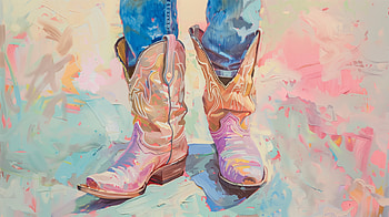 Colorful Cowboy Boots, cowboy boots, boots, cowboy, fashion, western HD wallpaper
