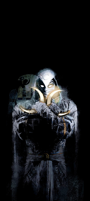 Moon Knight, art, supervillain HD phone wallpaper