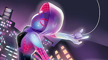 Spider Gwen Digital Arts, gwen-stacy, superheroes, artwork, artist, digital-art, artstation HD wallpaper
