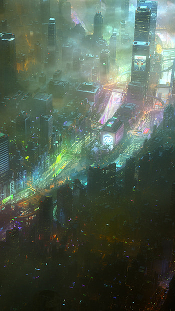 Neosaka, Sci Fi, city, sci fi city HD phone wallpaper