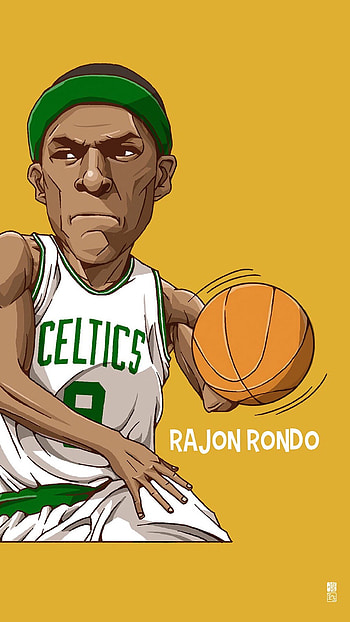 Tap to see Collection of Famous NBA Basketball Players Cute Cartoon for . HD phone wallpaper
