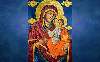Mother of God, Mary, Greece, Jesus, icon HD wallpaper