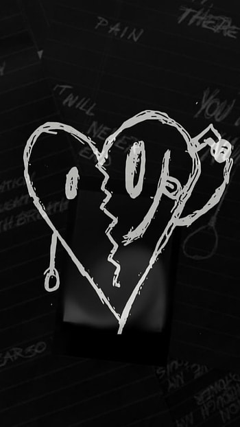 Broken heart, broken, heart, xxxtentacion HD phone wallpaper