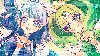 Midorikawa Nao & Reika Aoki, Reika Aoki, Midorikawa Nao, Anime, smile precure! HD wallpaper