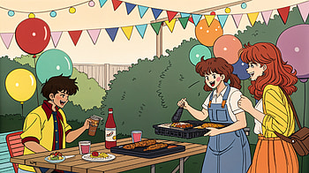Joyful BBQ Celebration - Ultra, bbq, gathering, barbecue HD wallpaper